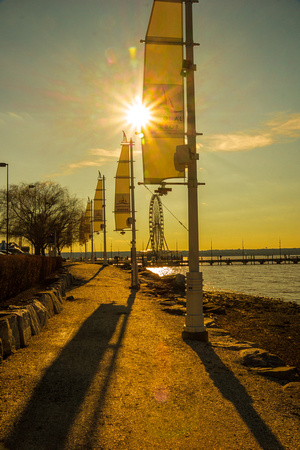 ©M Cleve Photography DSC06076 National Harbor Sunset