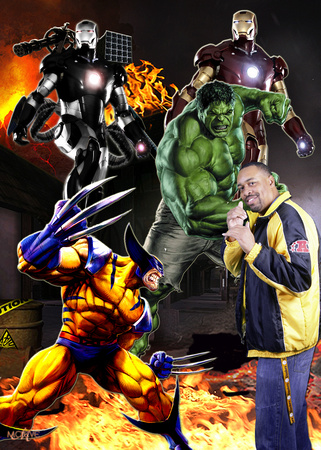 © M.Cleve Photography Franklins Finest Super Hero 2013-2013Kids War Machine Hulk Wolverine Michael 2013