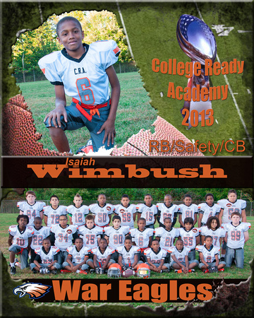 © M.Cleve Photography 6 War Eagles Football Memory Mate 2013