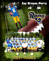 Rams Football Team Portraits 2011